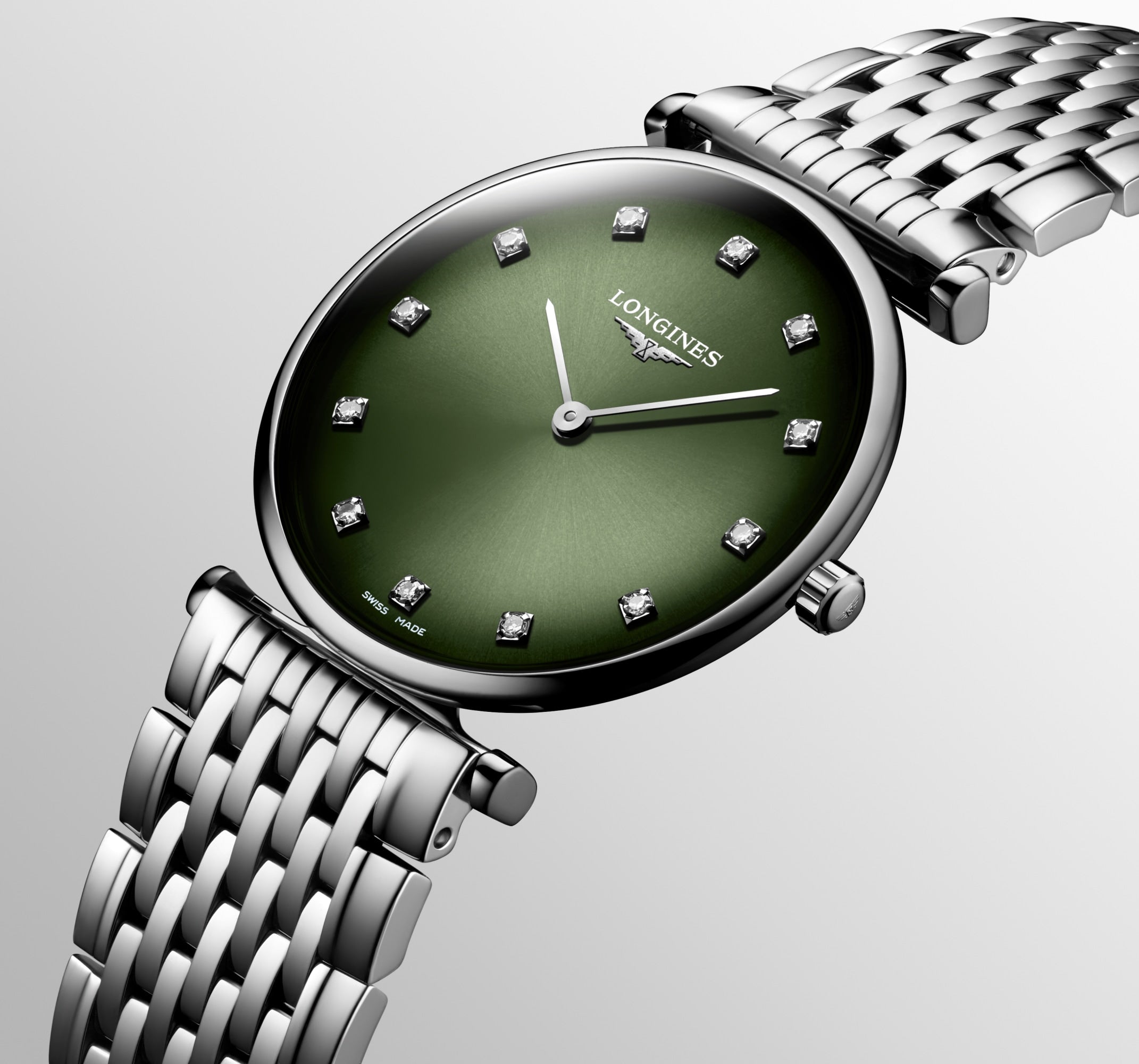 Longines La Grande Classique Ladies Green Dial Watch