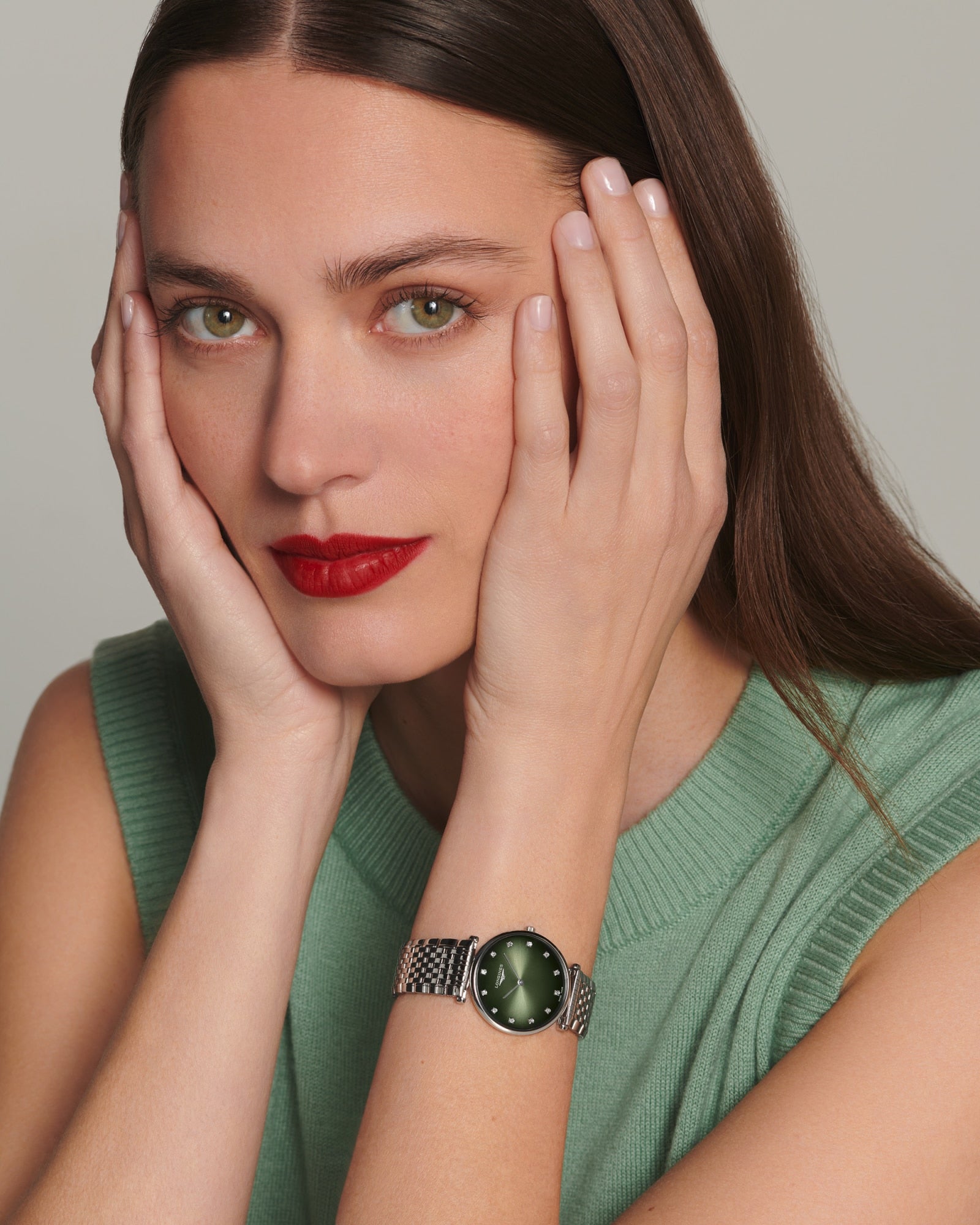 Longines La Grande Classique Ladies Green Dial Watch