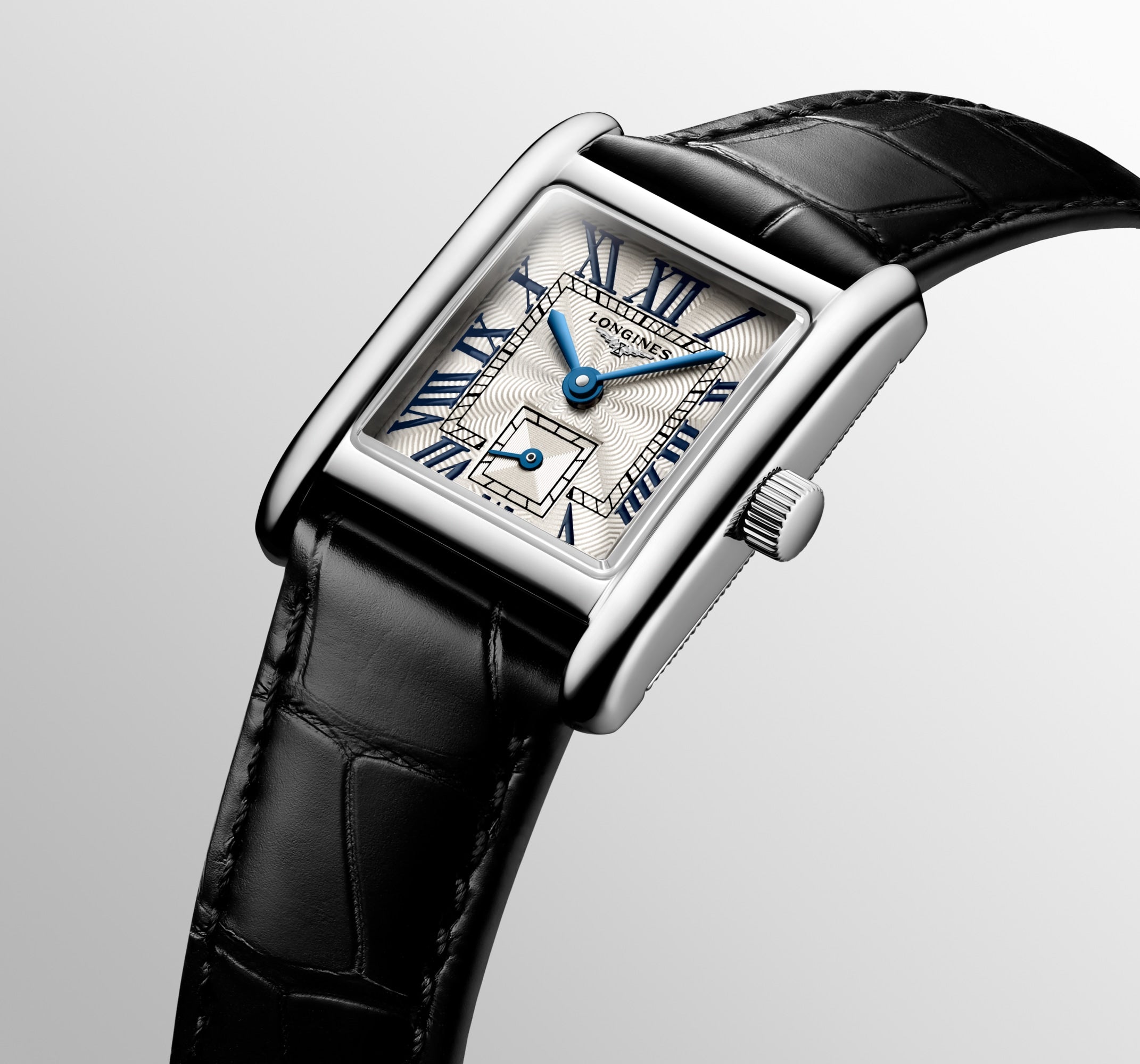 Longines Mini DolceVita Silver Flinqué Dial Watch