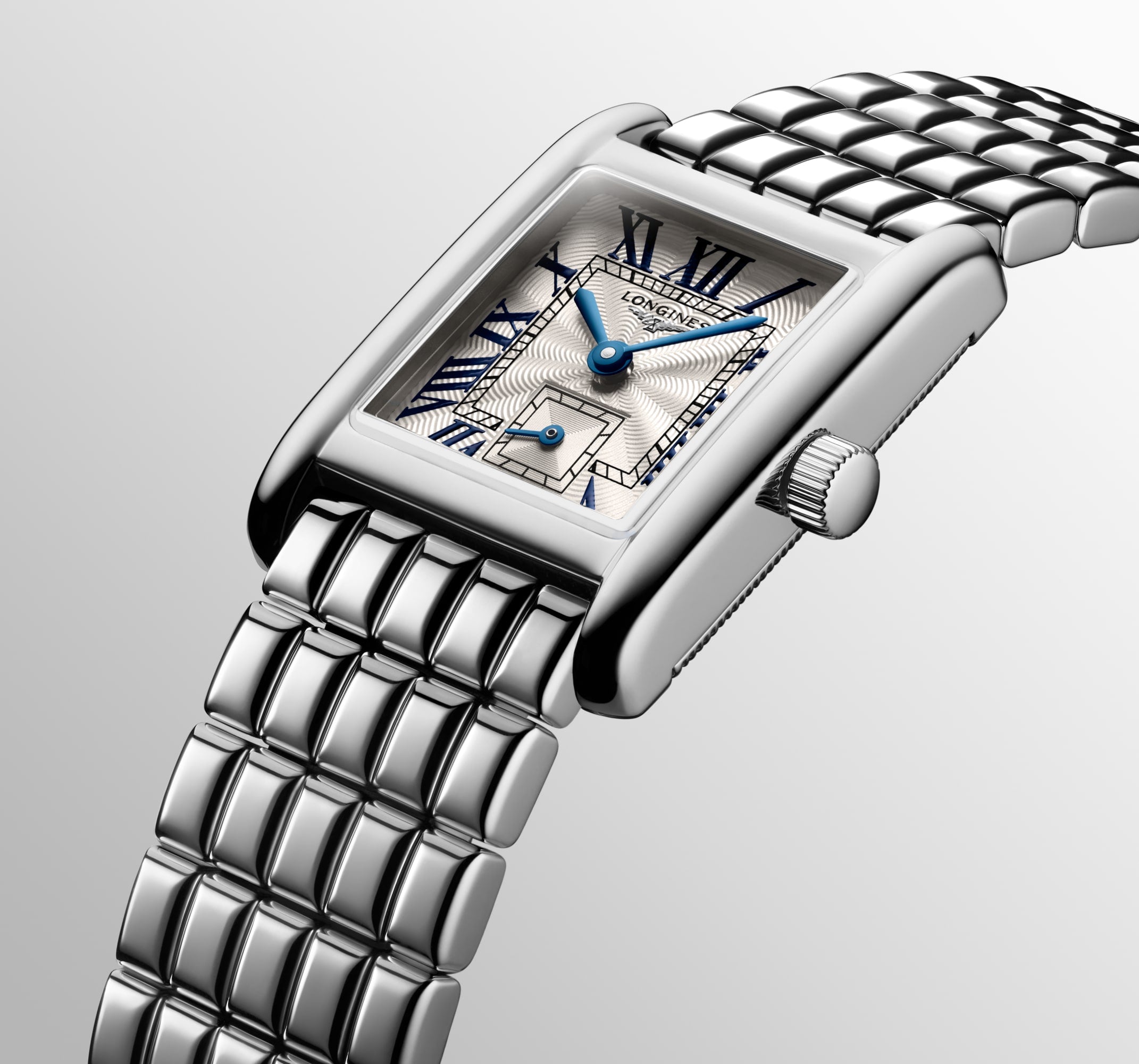 Longines Mini DolceVita Silver Flinqué Ladies Watch