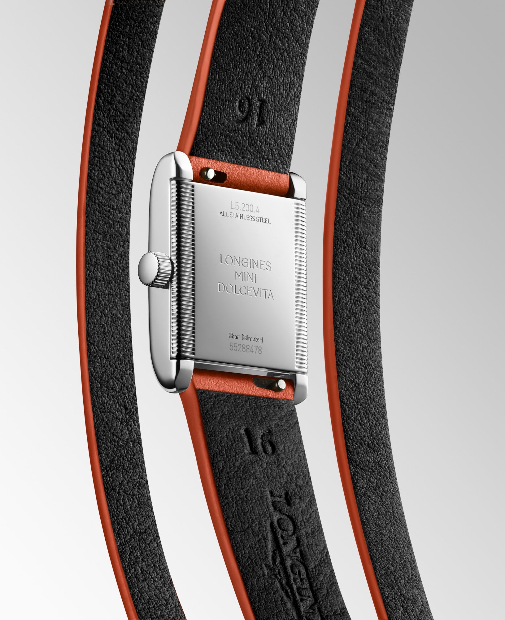 Longines Mini DolceVita Ladies Watch in Orange