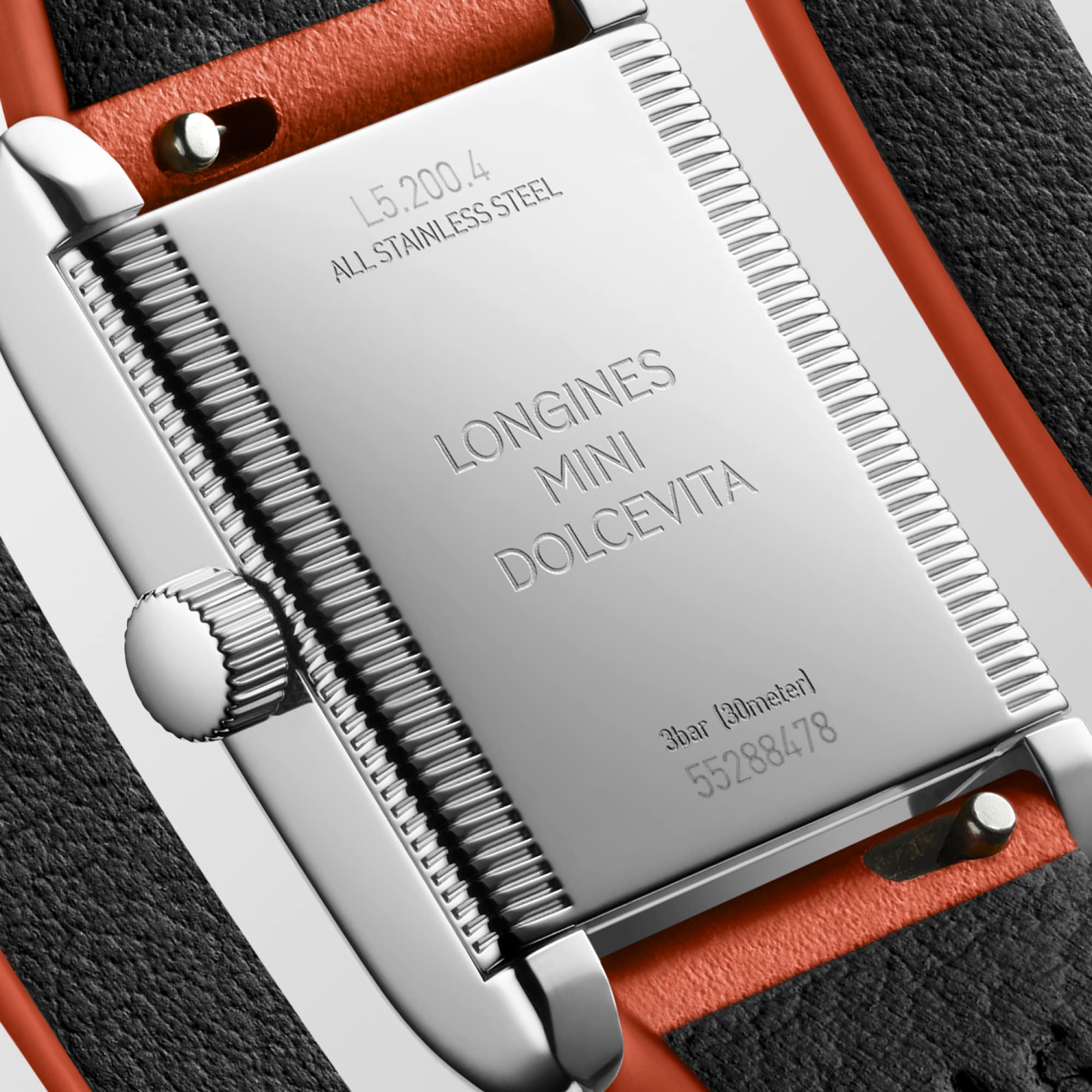 Longines Mini DolceVita Ladies Watch in Orange