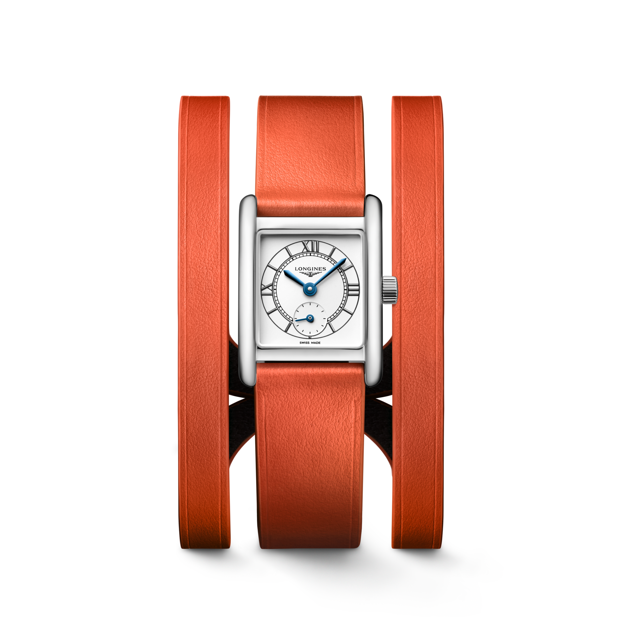 Longines Mini DolceVita Ladies Watch in Orange