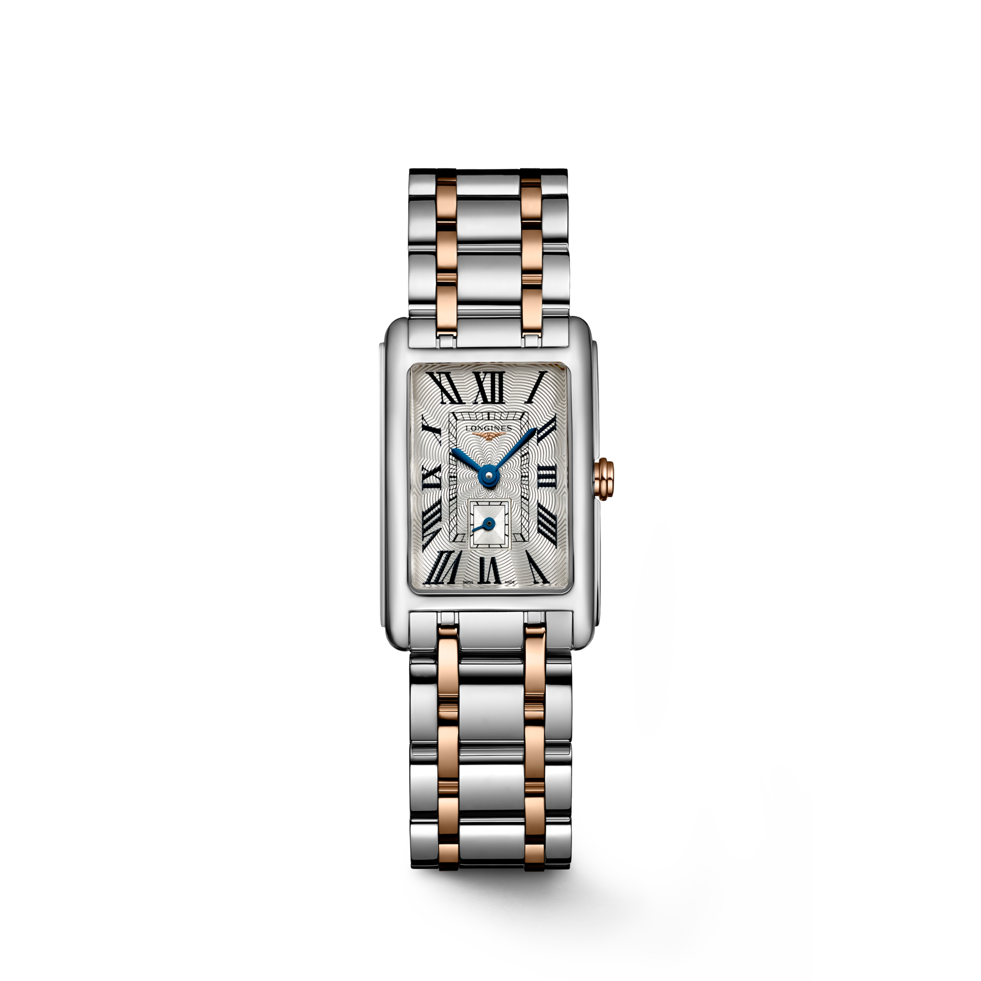 Longines DolceVita Ladies Steel & 18ct Rose Gold Watch