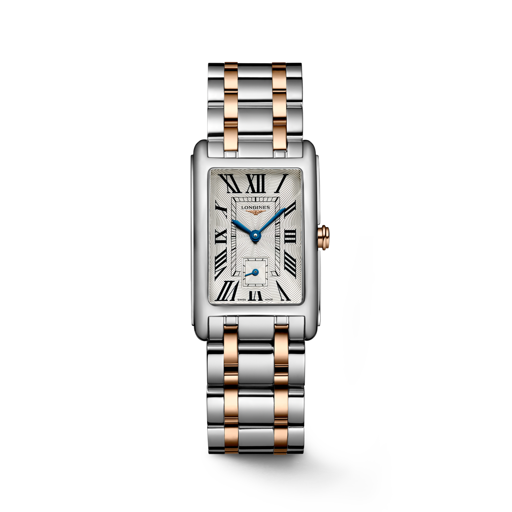Longines DolceVita Ladies Two-Tone Rectangular Watch