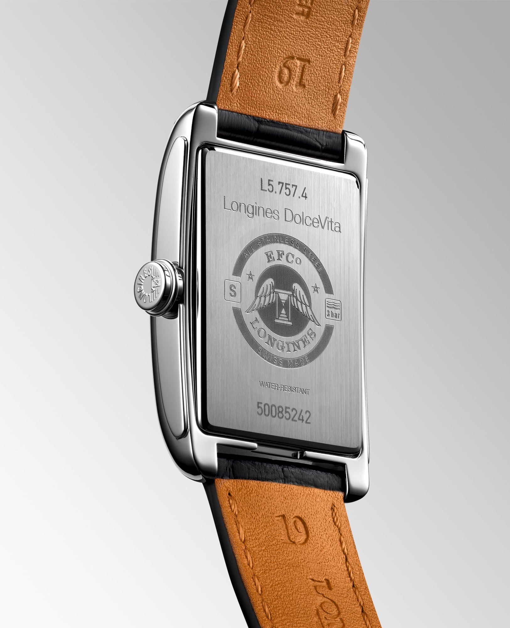 Longines DolceVita Automatic Rectangular Men's Watch