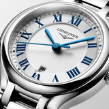 Longines PrimaLuna Ladies 30mm Silver Dial Watch