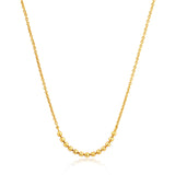 Ania Haie Shiny Gold Modern Multiple Balls Necklace