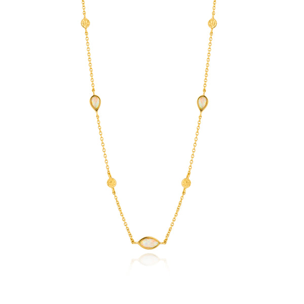 Ania Haie Shiny Gold Opal Colour Necklace