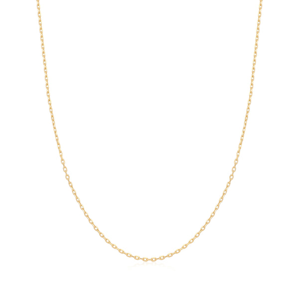 Ania Haie Shiny Gold Gold Mini Link Charm Chain Necklace