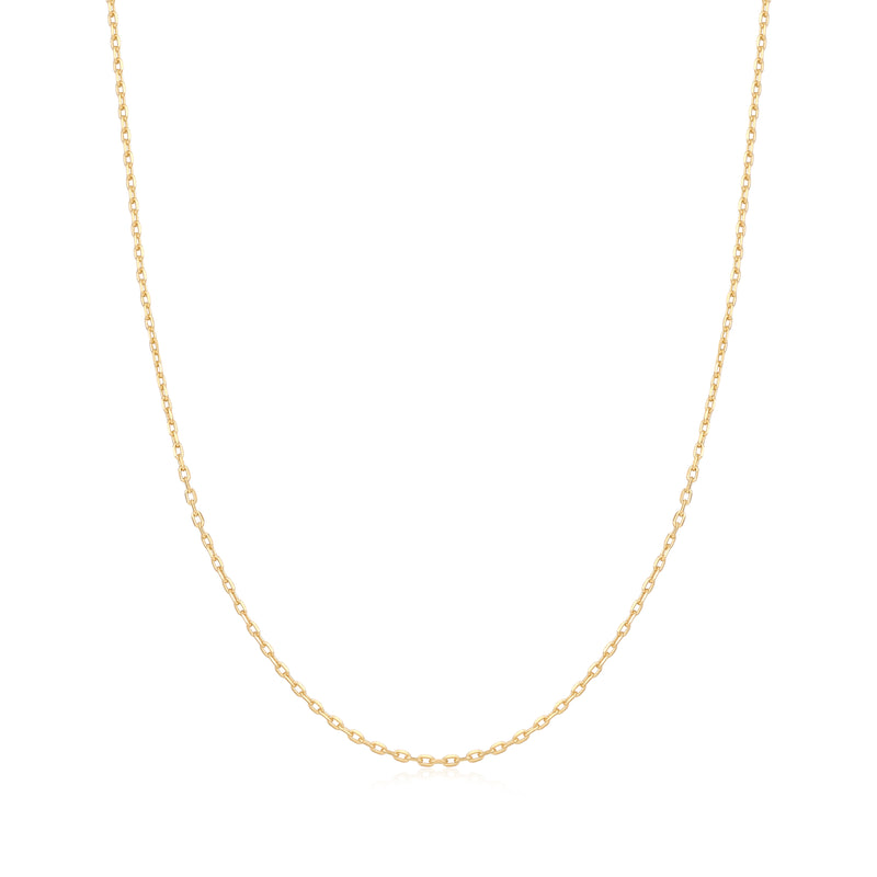 Ania Haie Shiny Gold Gold Mini Link Charm Chain Necklace