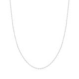 Ania Haie Rhodium Silver Mini Link Charm Chain Necklace