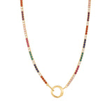 Ania Haie Shiny Gold Gold Rainbow Chain Connector Necklace