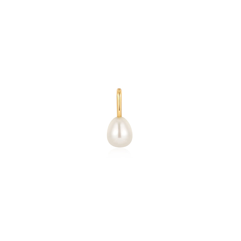 Ania Haie Shiny Gold Gold Pearl Charm