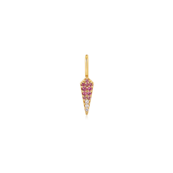 Ania Haie Shiny Gold Gold Ombré Pink Charm