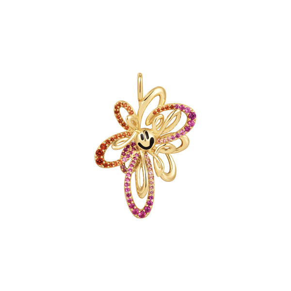 Ania Haie Shiny Gold Gold Happy Flower Charm