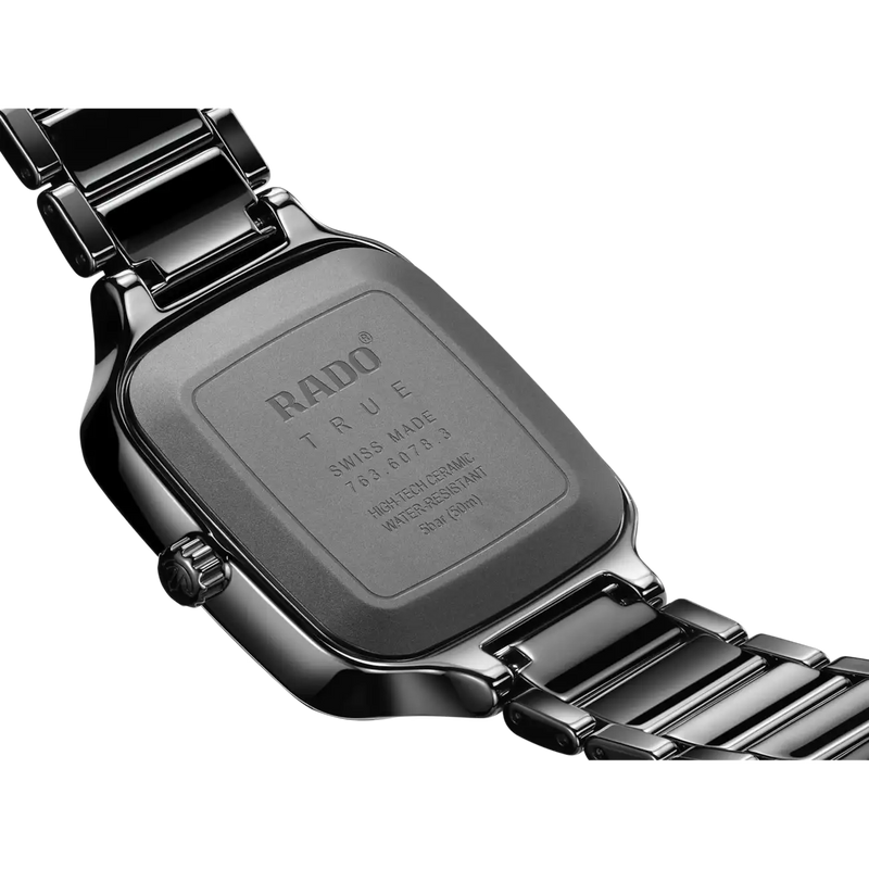 Rado Ladies True Square Women High-Tech Ceramic Watch watch - R27080172