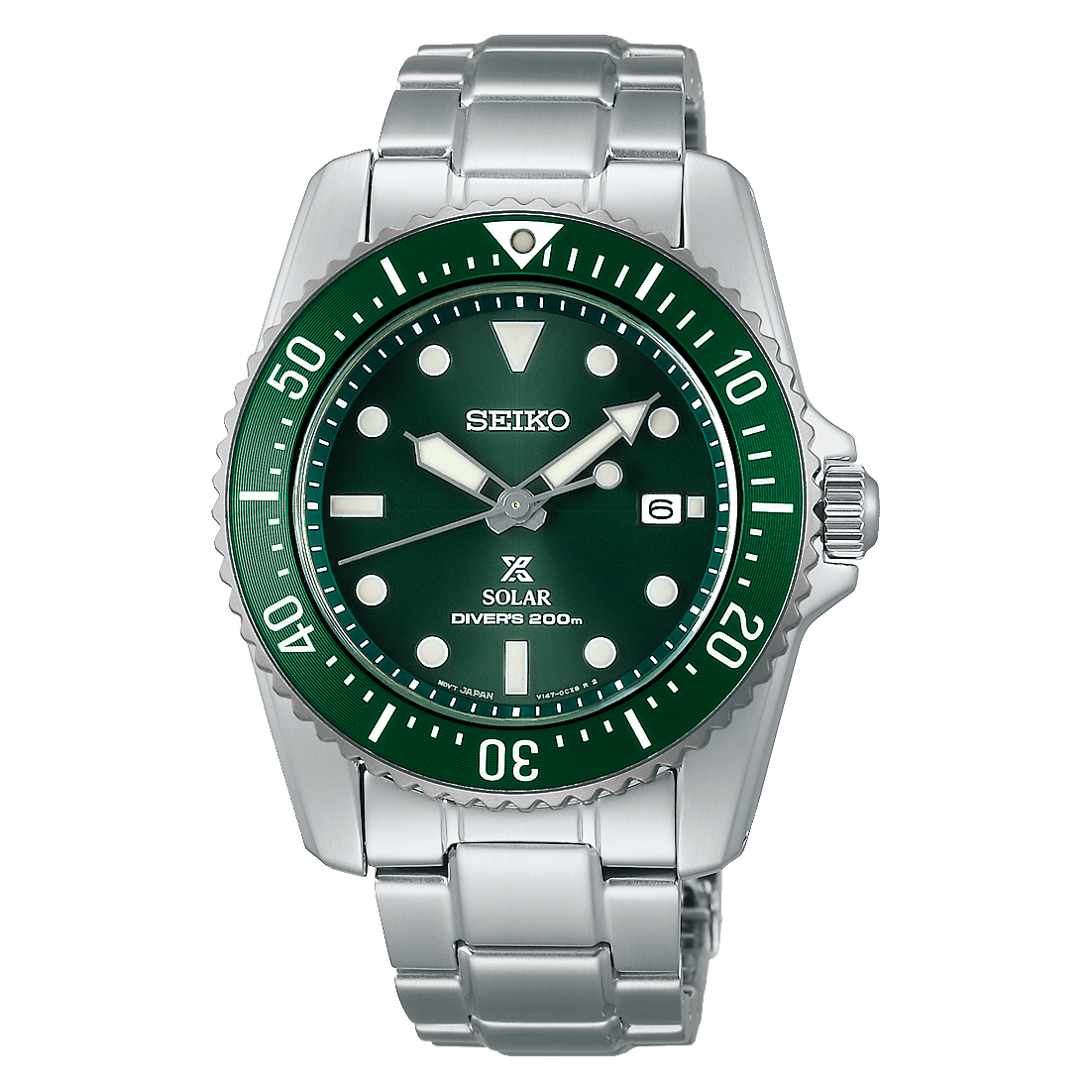 Seiko Prospex Compact Solar Scuba Diver - Green Dial