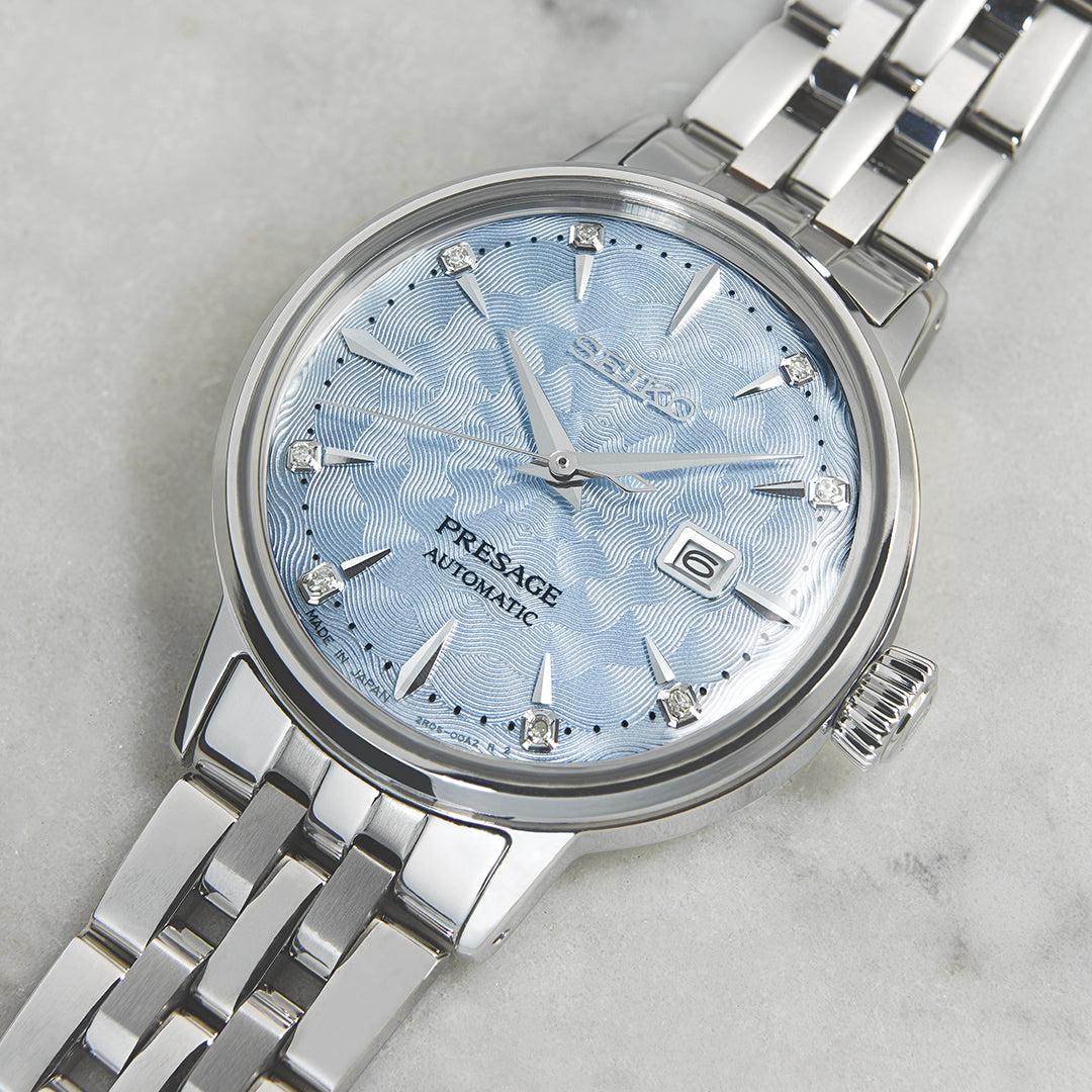 Seiko Presage Skydiving Diamond Twist Automatic Watch