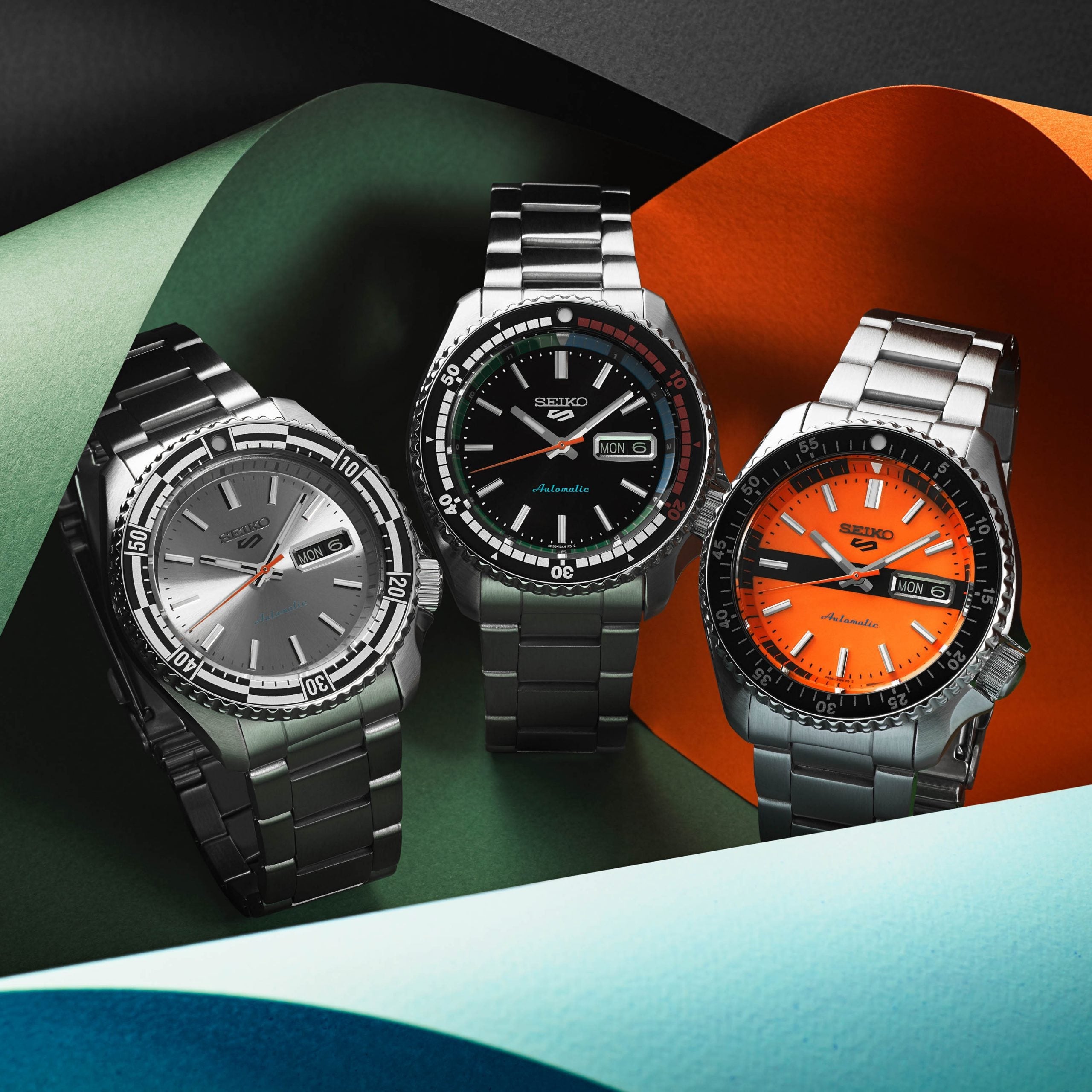 Seiko 5 Sports Retro Colour Regatta Timer