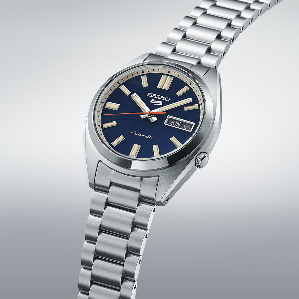 Seiko 5 Sports SNXS Rinse Blue Automatic Watch