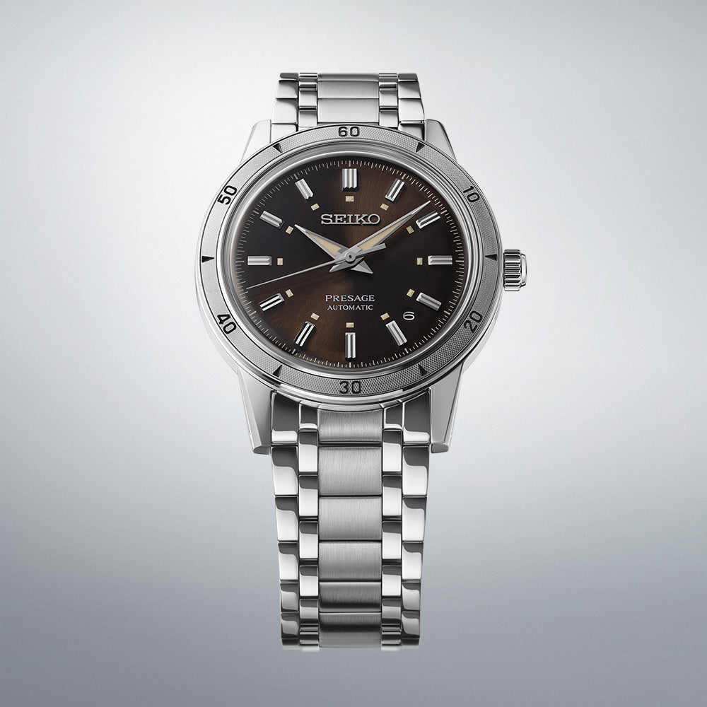 Seiko Presage Style 60s Brown Dial Automatic Watch