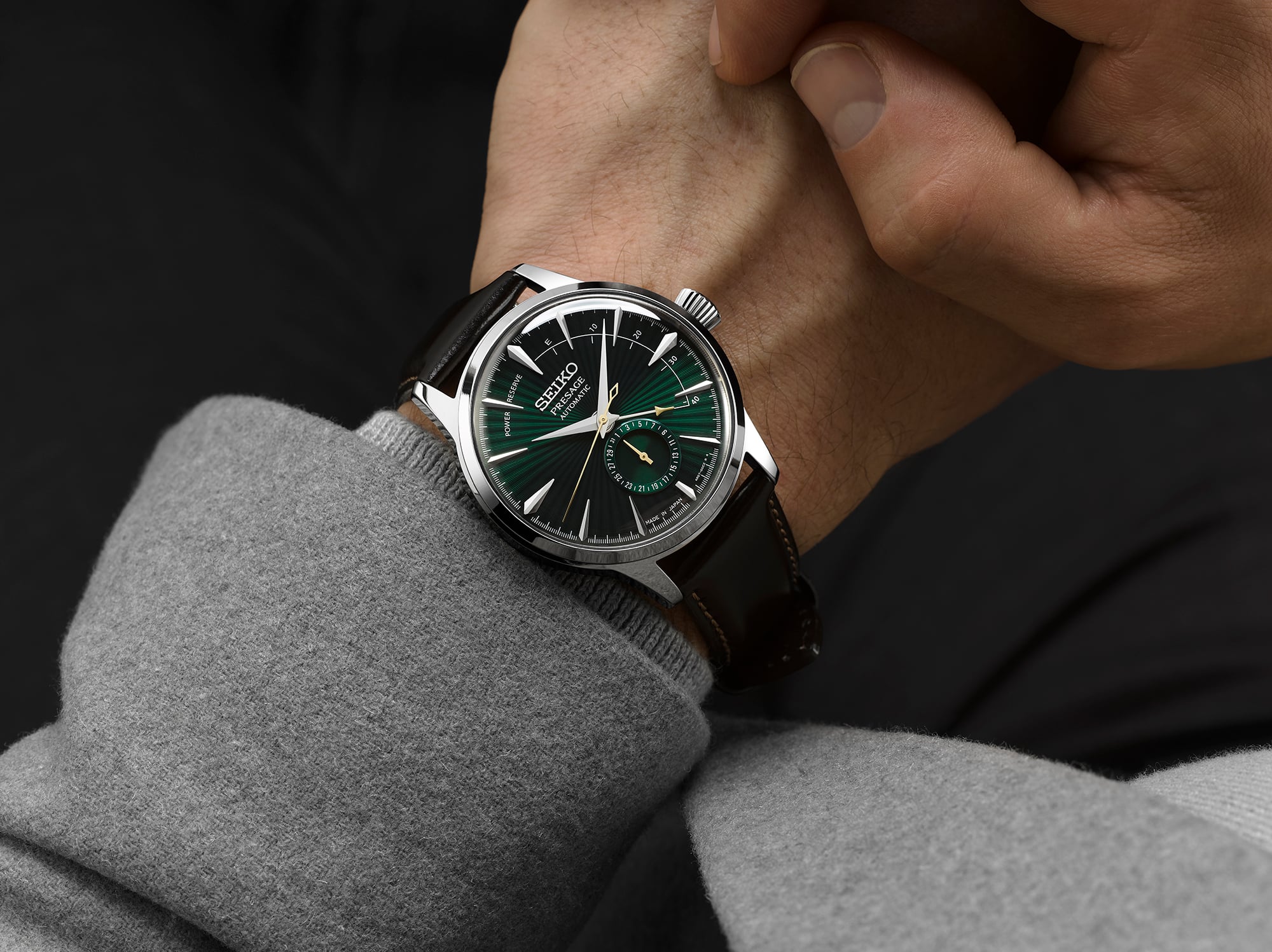 Seiko Presage Midnight Mockingbird Cocktail Time