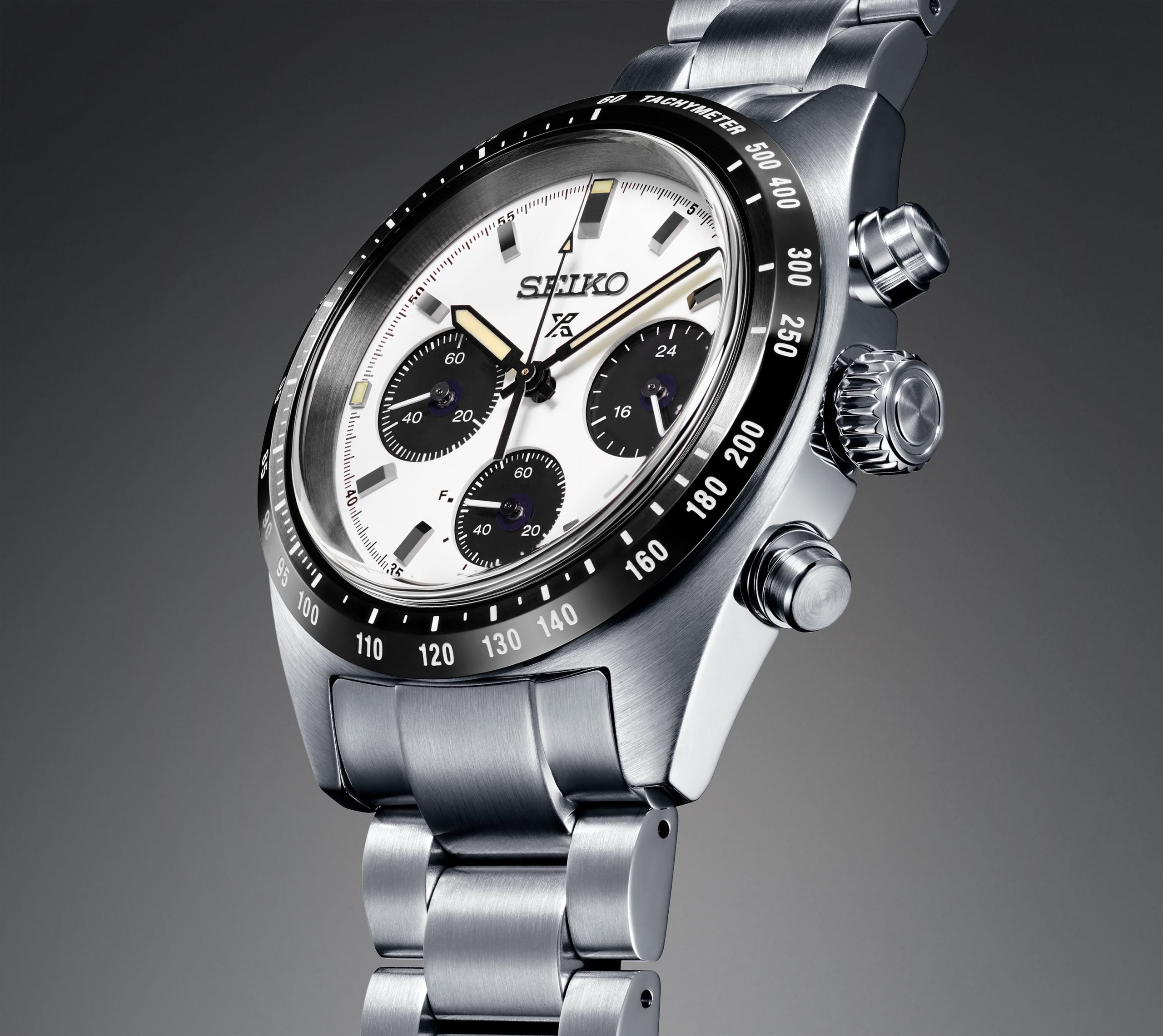 Seiko Prospex Speedtimer Panda Dial Watch - Solar Chronograph - 39mm