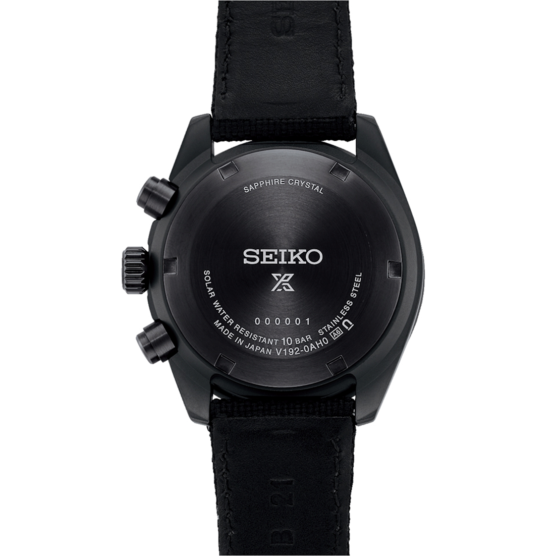 Seiko Prospex Black Series Night Vision Solar Speedtimer