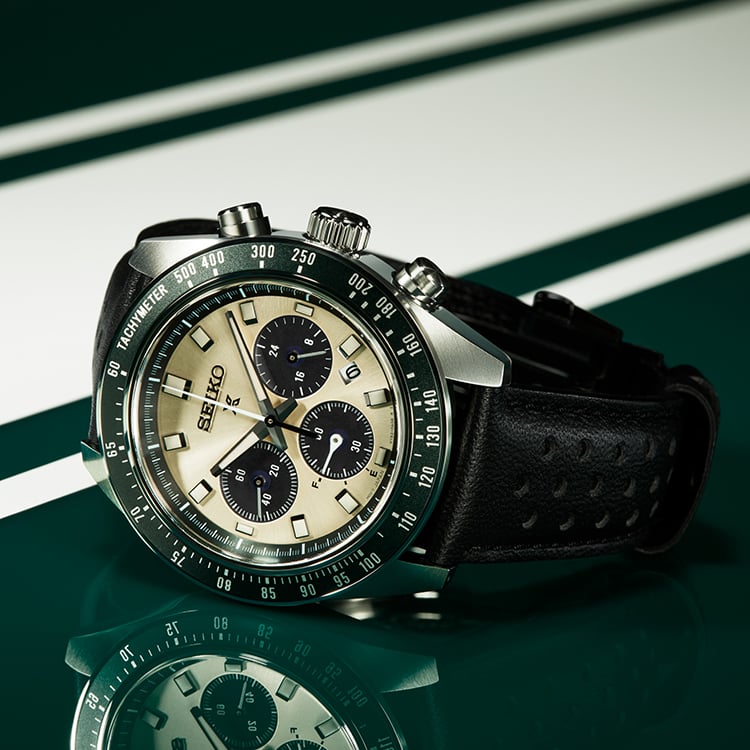 Seiko Prospex Speedtimer Solar Chronograph Cream Dial