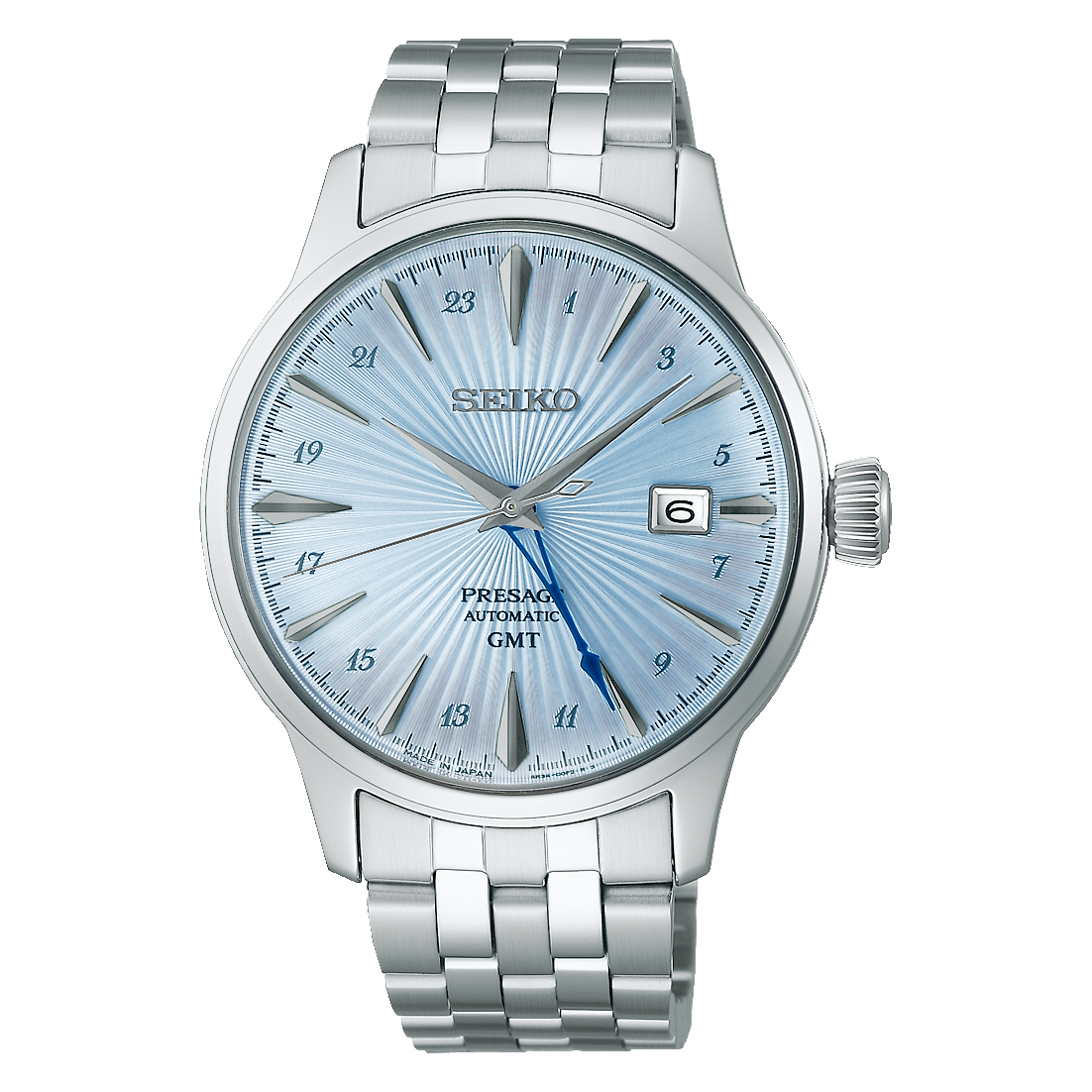 Seiko Presage Skydiving Cocktail Time GMT Watch