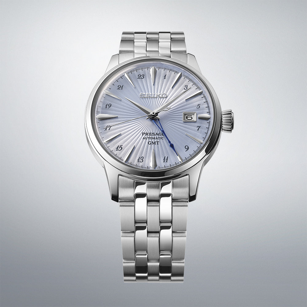 Seiko Presage Skydiving Cocktail Time GMT Watch