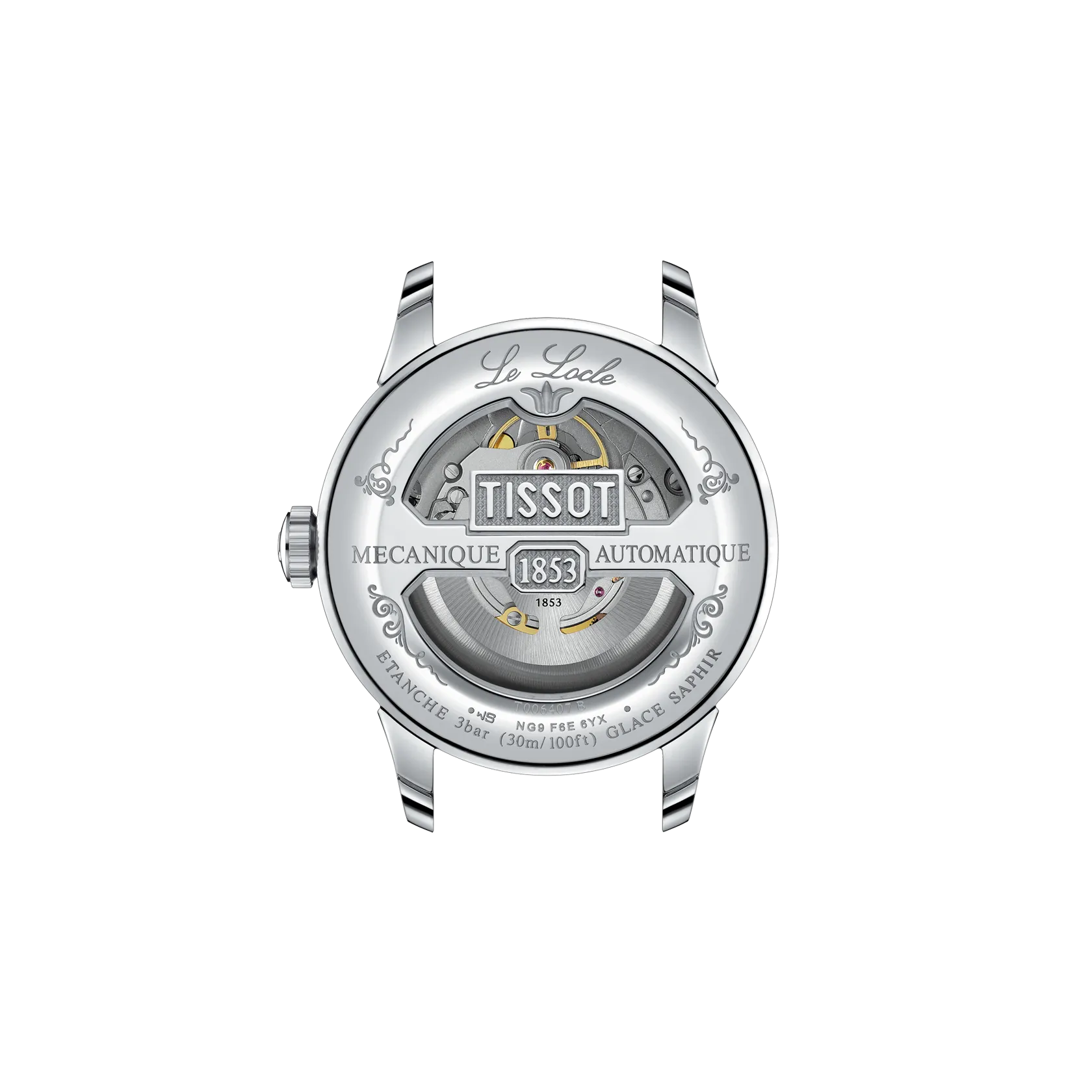 Tissot Le Locle 39.3mm Steel Blue Automatic Mens Watch