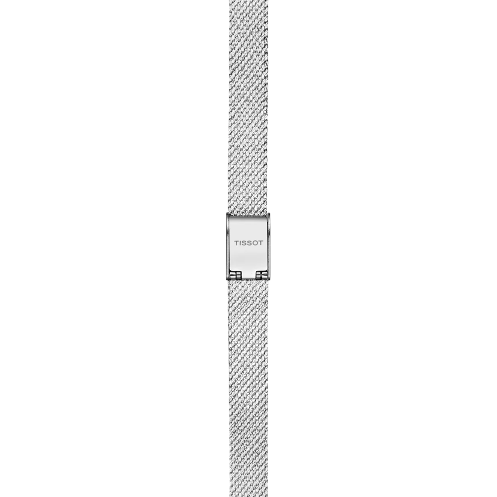 Tissot Lovely Square Silver Dial Ladies Watch