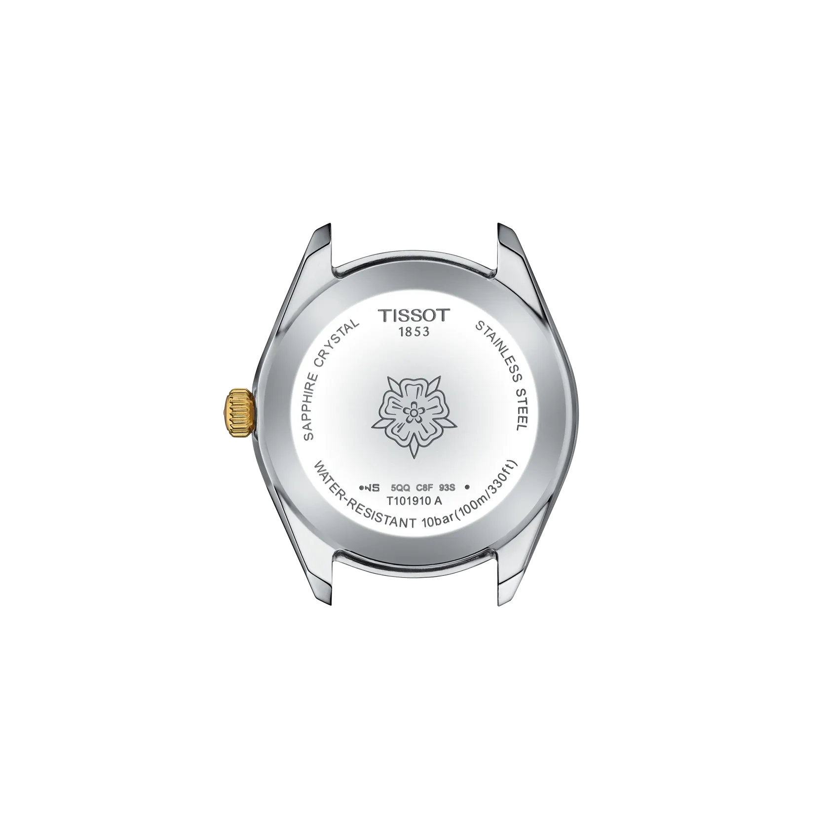 Tissot PR 100 Sport Chic 36mm Two-Tone Watch