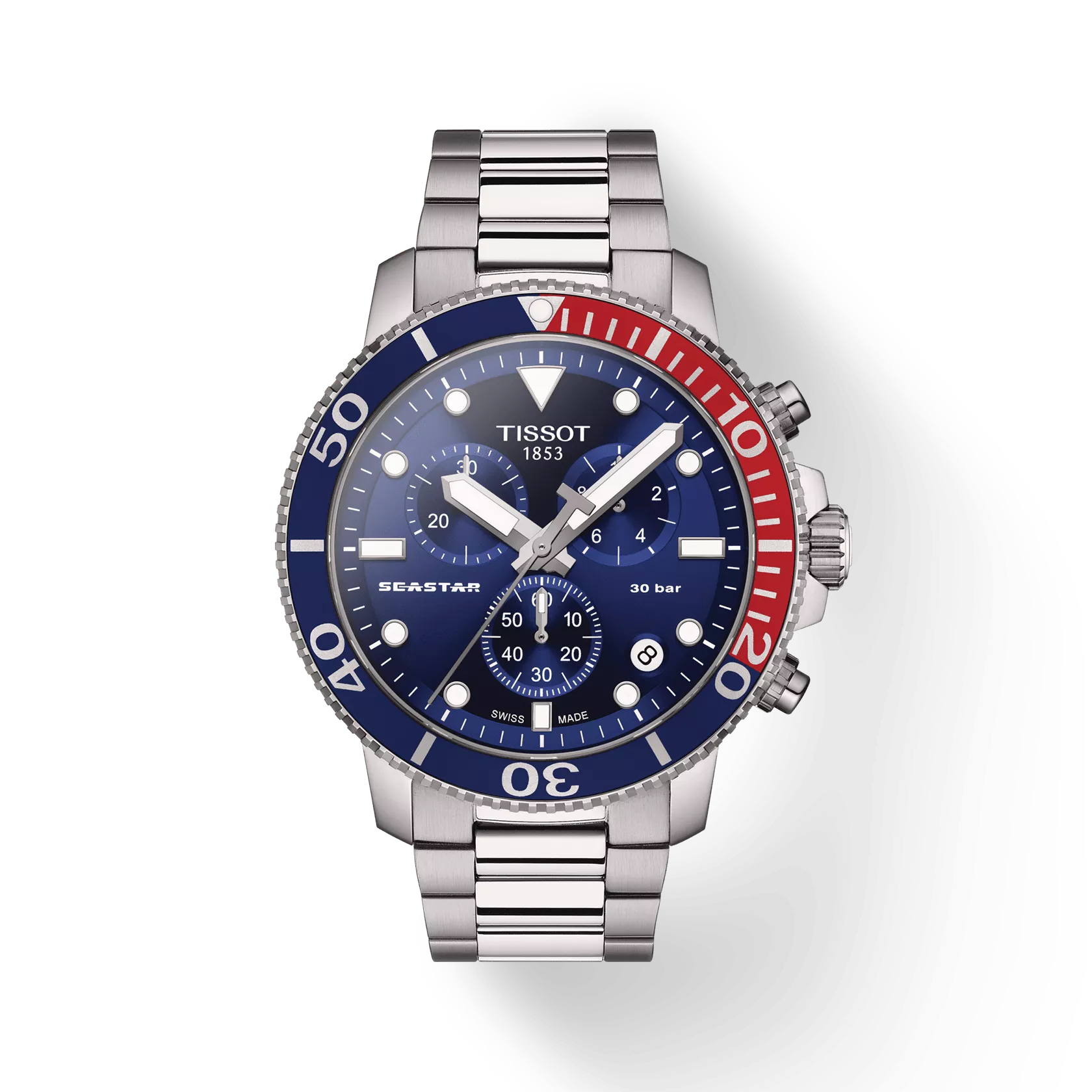 Tissot Seastar 1000 Blue Dial Chronograph Watch