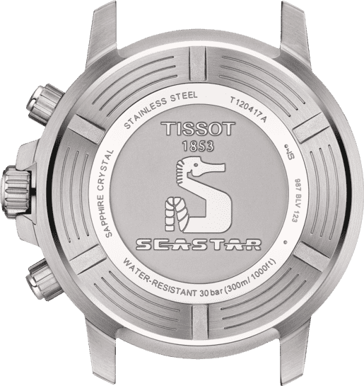 Tissot Men's 45mm Seastar 1000 Quartz chronograph watch