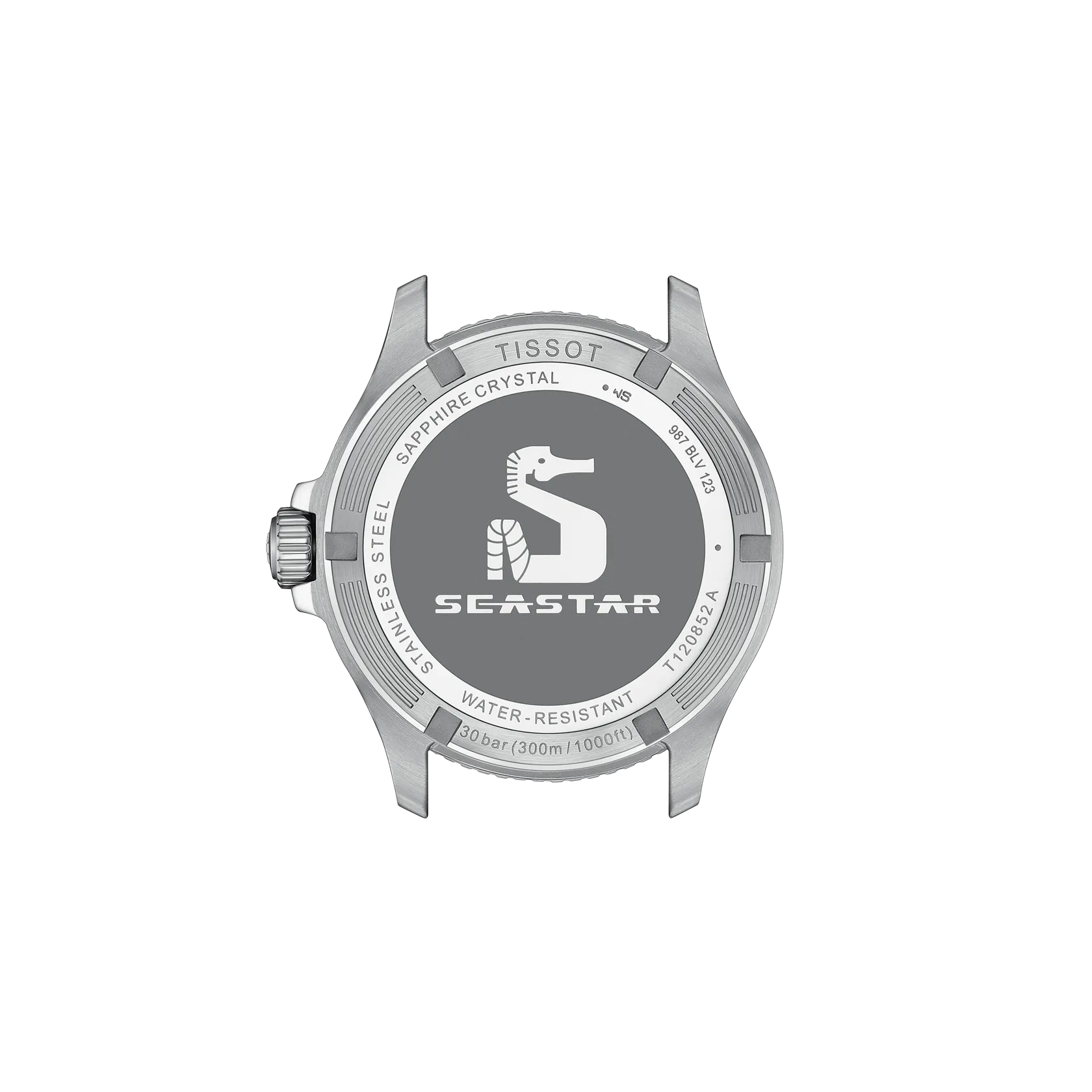 Tissot Seastar 1000 40mm Steel Black Quartz Mens Watch