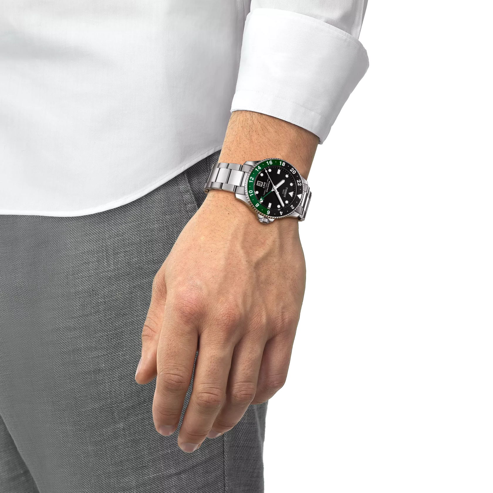 Tissot Seastar 1000 40mm Steel Black Quartz Mens Watch