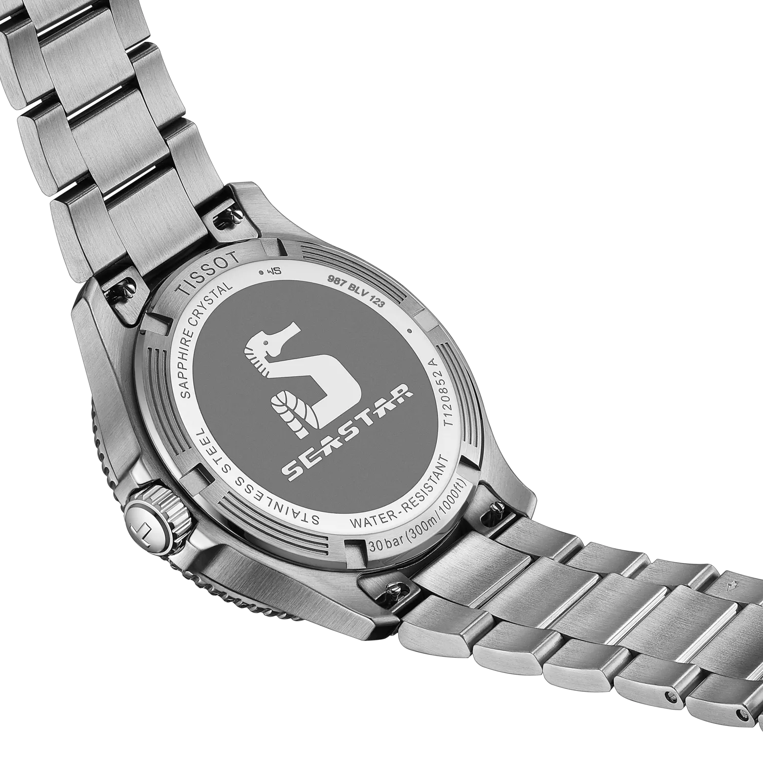 Tissot Seastar 1000 40mm Steel Black Quartz Mens Watch
