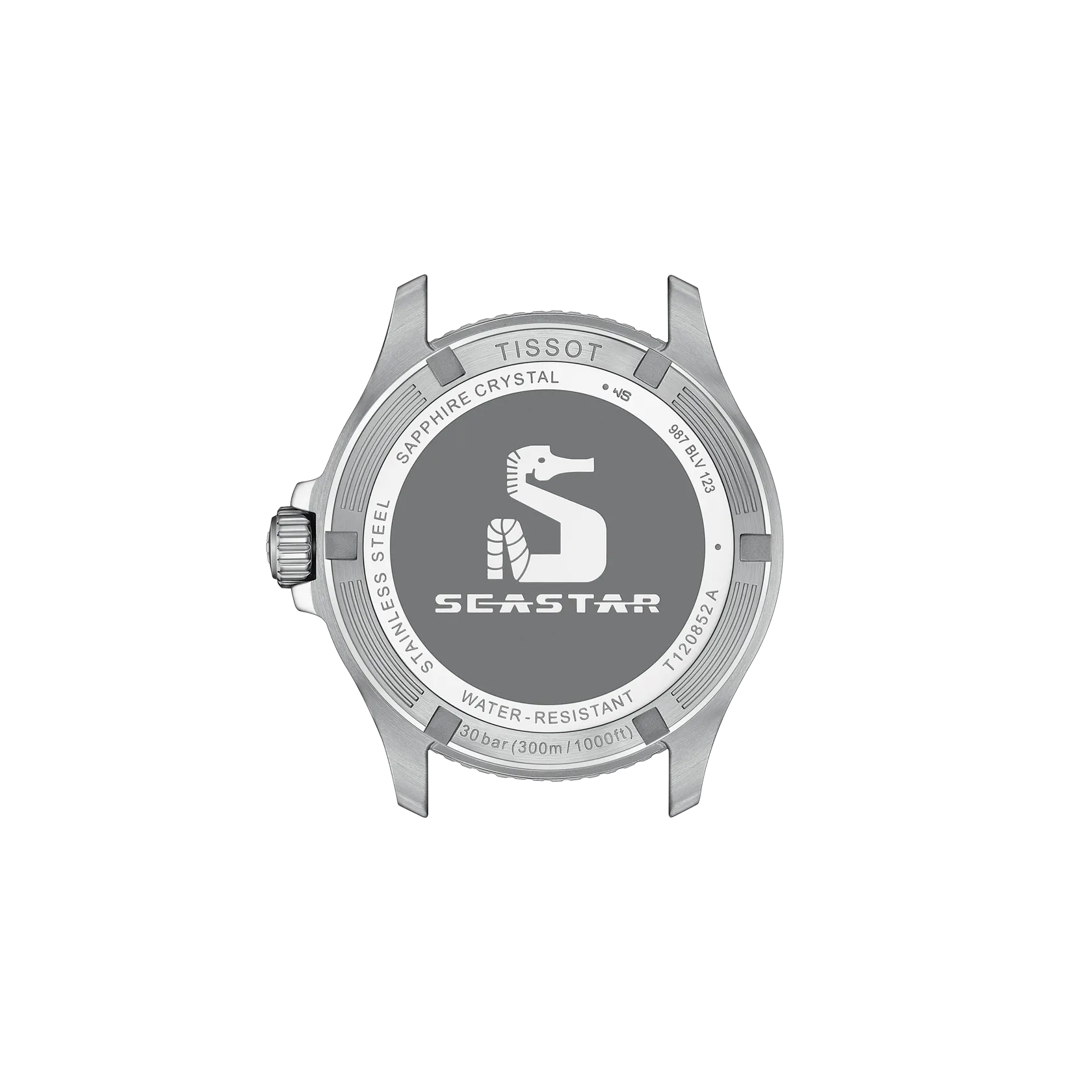 Tissot Seastar 1000 40mm Steel Black Quartz Mens Watch