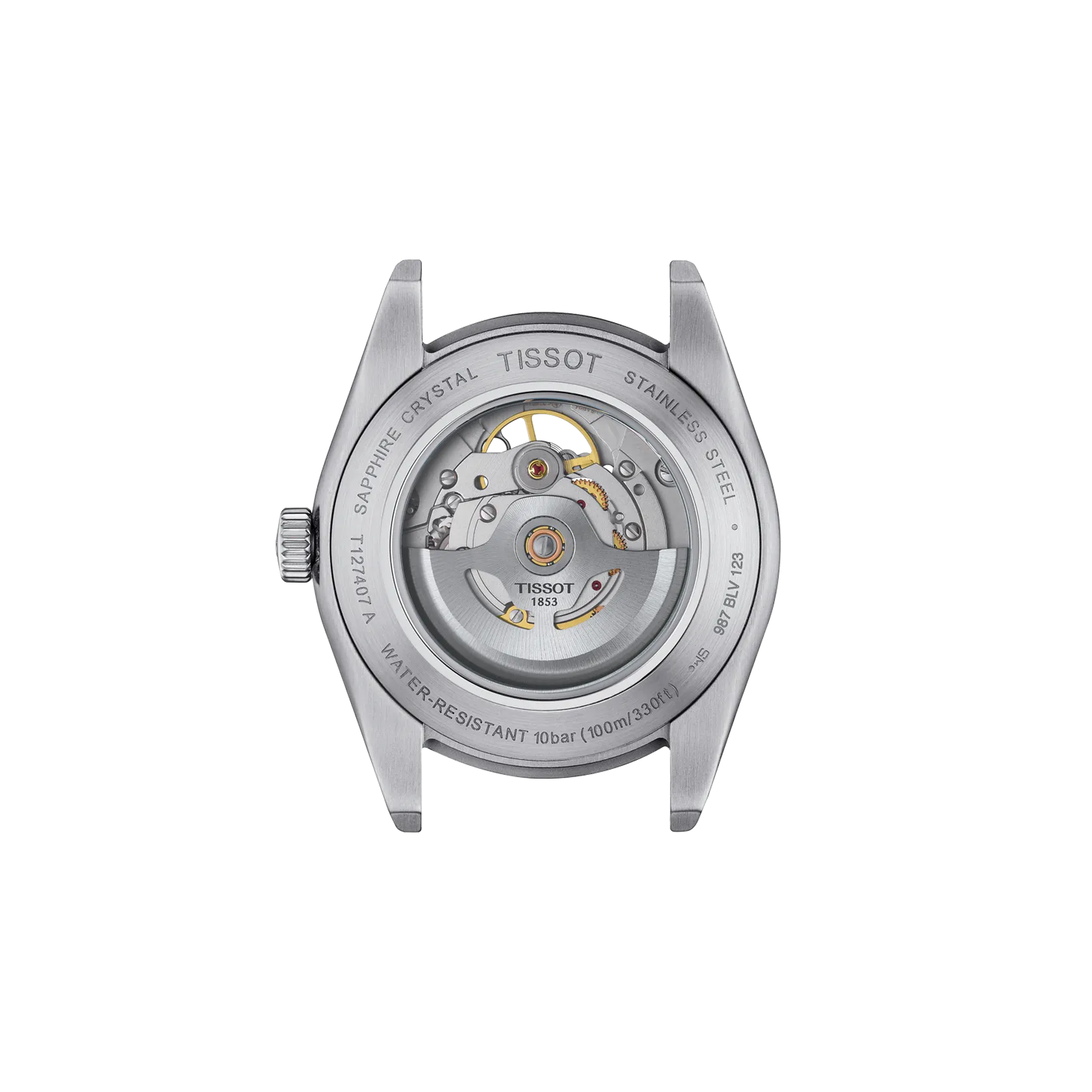 Tissot Gentleman Open Heart 40mm Blue Dial