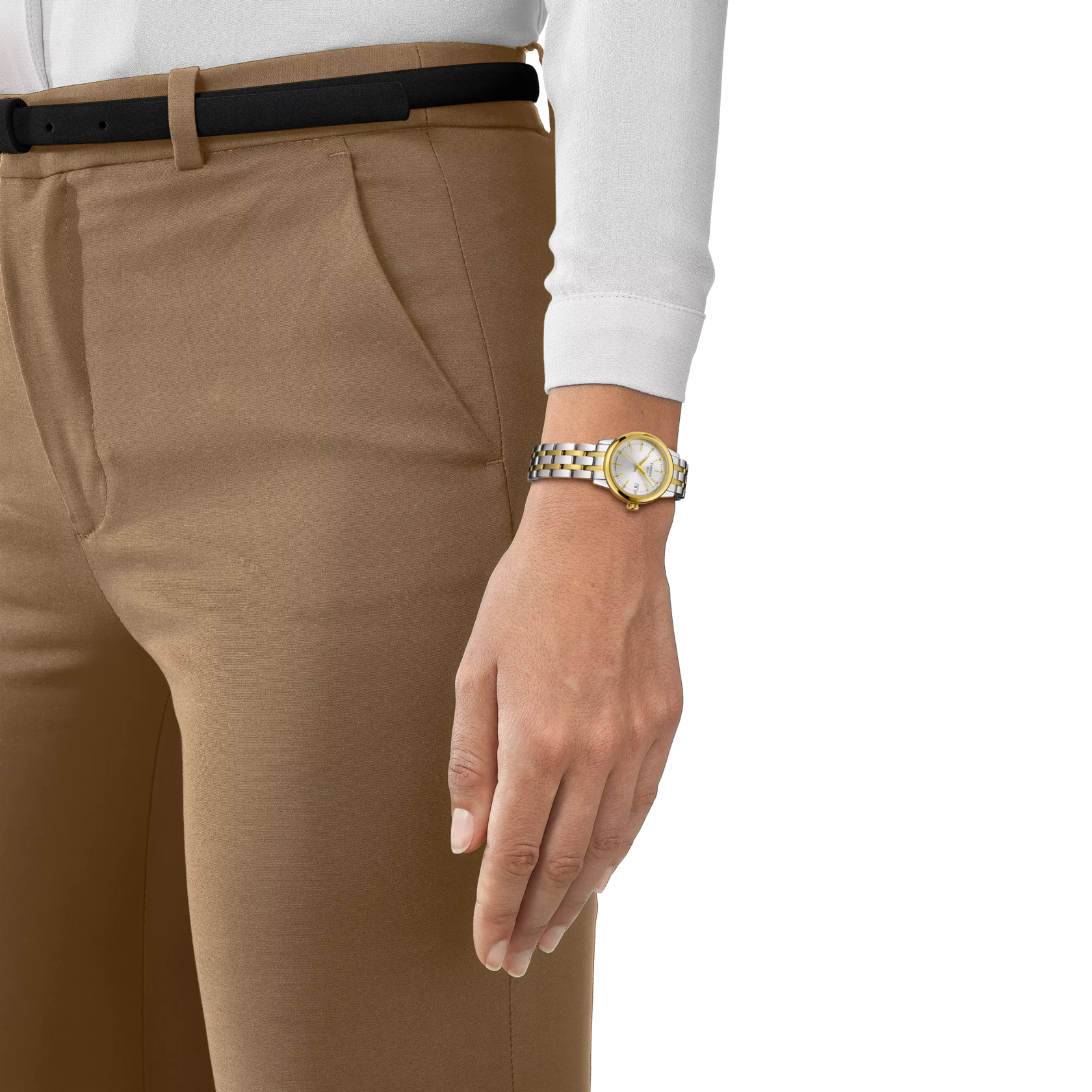Tissot Classic Dream 28mm Two-Tone Silver Quartz Ladies Watch