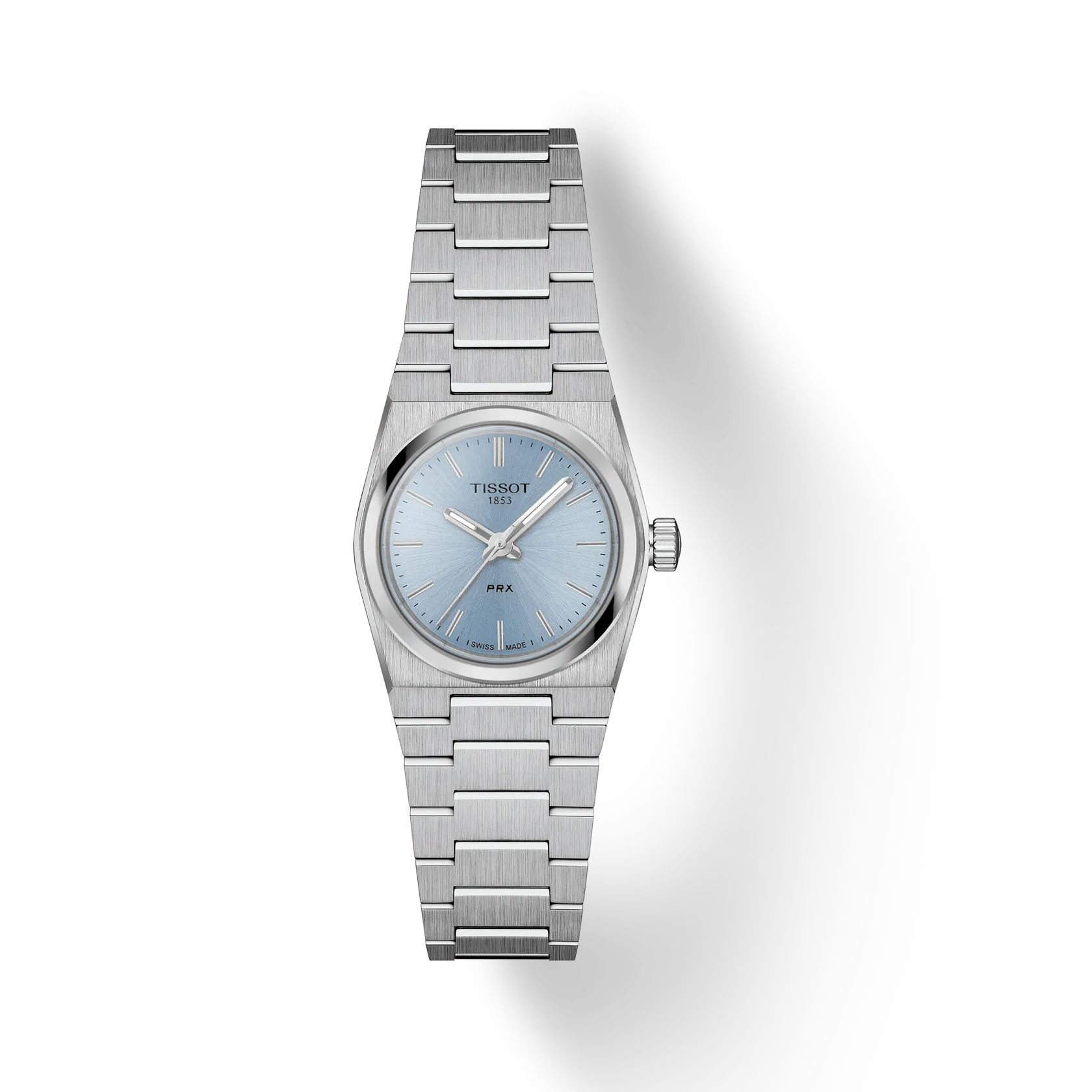 Tissot PRX 25mm Ice Blue Dial Steel Watch