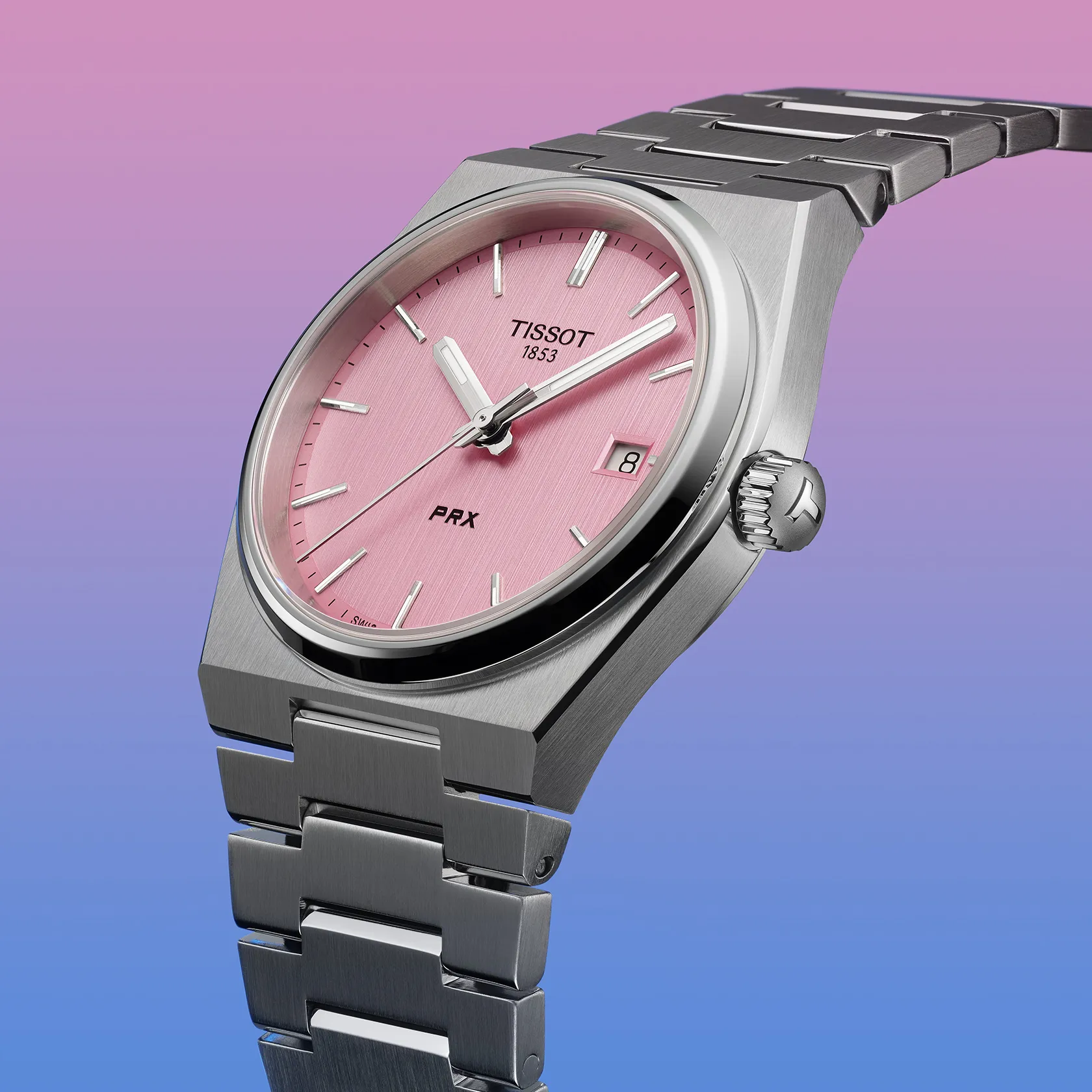 Tissot PRX 35mm Pink Dial Quartz Watch
