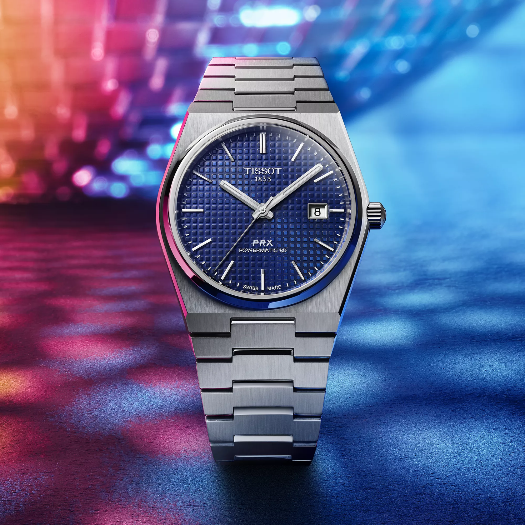 Tissot PRX 40mm Steel Blue Automatic Mens Watch