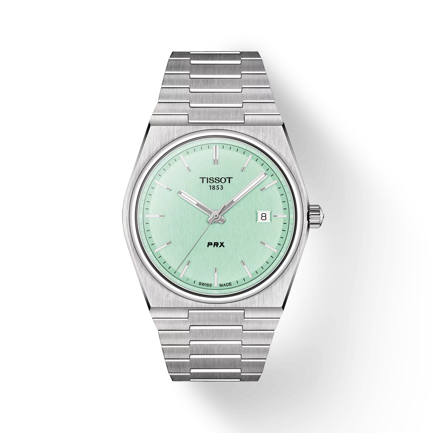 Tissot PRX 40mm Steel Green Quartz Mens Watch