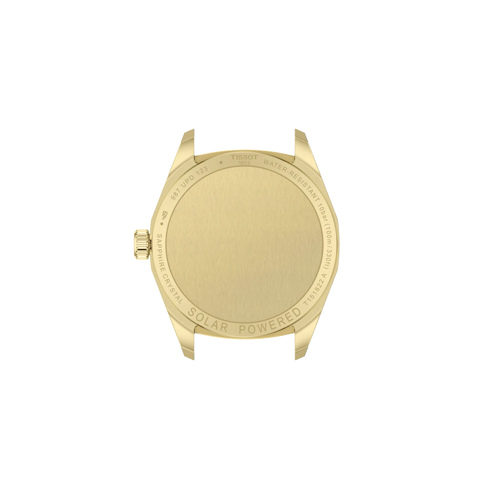 Tissot PRC 100 Solar Gold Champagne Dial Watch