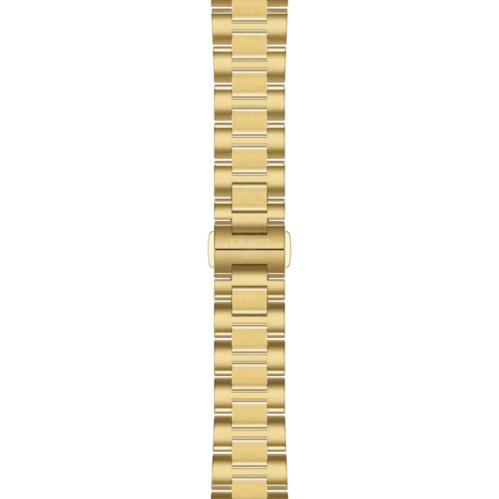 Tissot PRC 100 Solar Gold Champagne Dial Watch