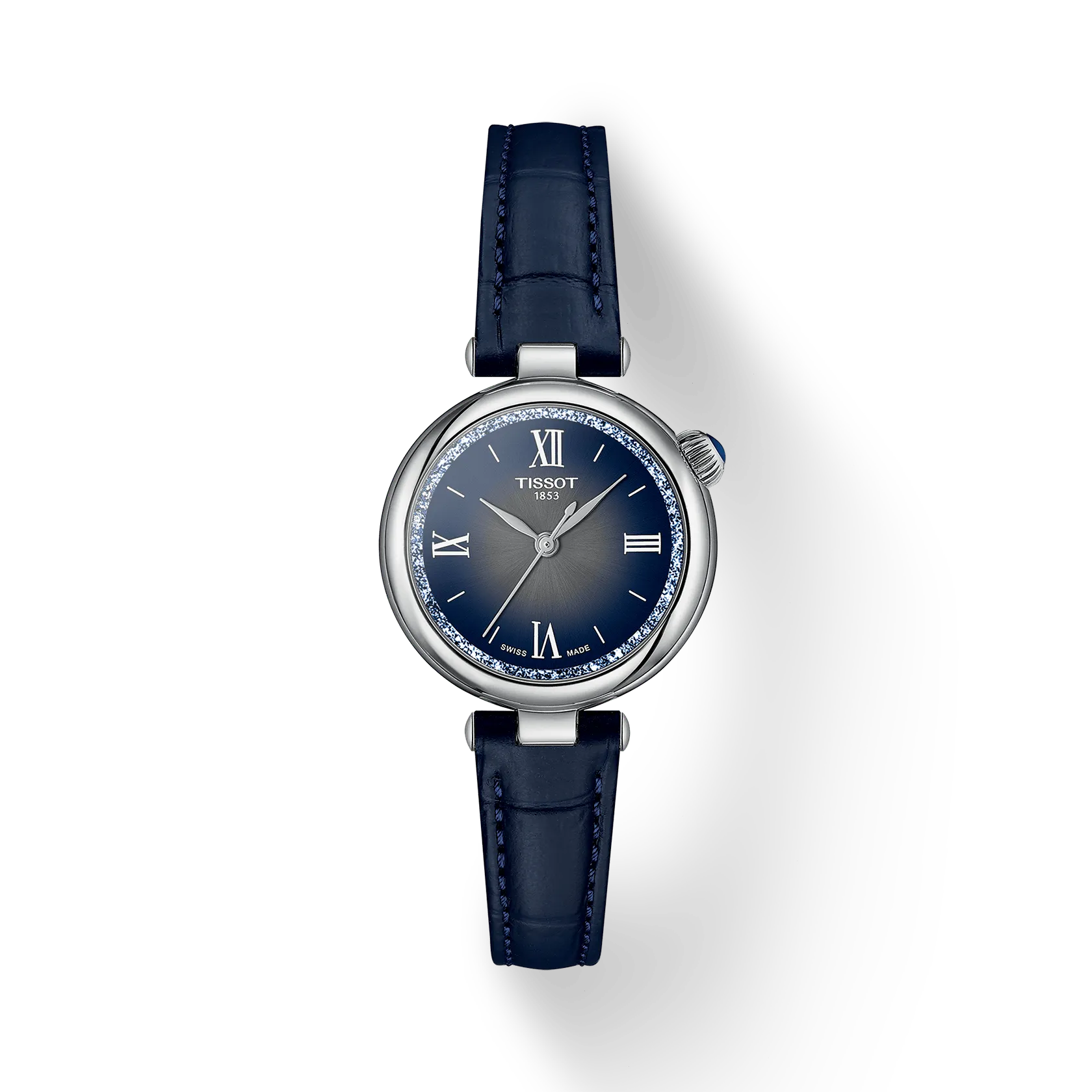 Tissot Desir 28mm Silver-Blue Dial Watch